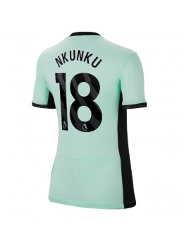 Chelsea Christopher Nkunku #18 Ausweichtrikot für Frauen 2023-24 Kurzarm